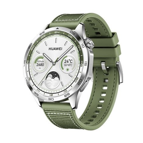 Huawei Watch GT | 4 | 4 | Smart watch | Smart watch | Stainless steel | 46 mm | 46 mm | Green | Dustproof | Waterproof